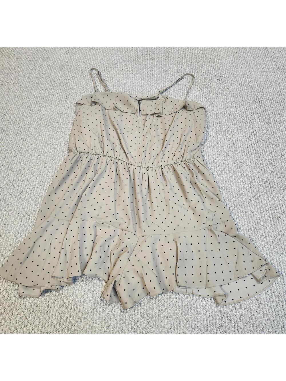 City Chic Romper Playsuit Ruffle Daze Doe Spot Women's XXL/24 NWT Elastic Waist
